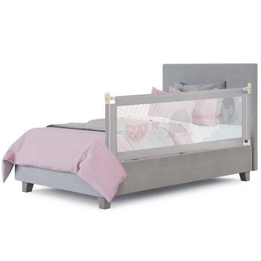 Vertical Lifting Baby Beds Guard with Double Safety Lock