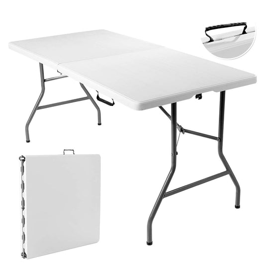 5FT Folding Camping Table with Carrying Handle