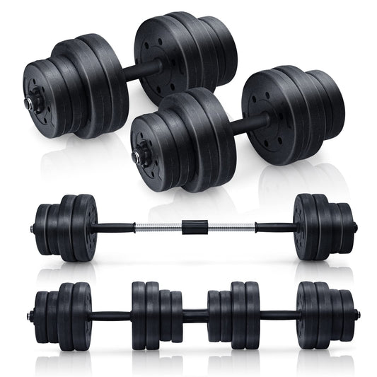 Adjustable Weight 2 in 1 Dumbbell/Barbell Set 30KG