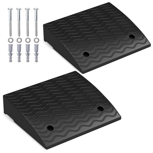 Heavy Duty Curb Ramp Set with 4 Expansion Bolts