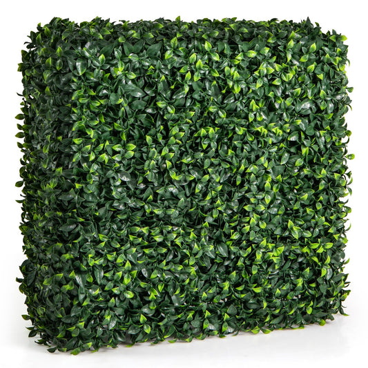 Artificial Plant Wall with Realistic Gardenia Leaves and Aluminum Tubes