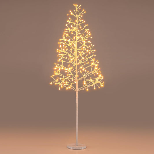 1.5/1.8m Lighted Birch Tree Twig Tree with 240 Warm White LED Lights