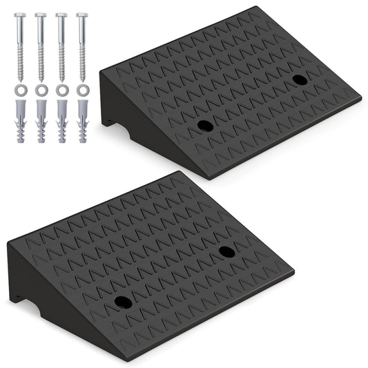 Heavy Duty Curb Ramp Set with 4 Expansion Bolts