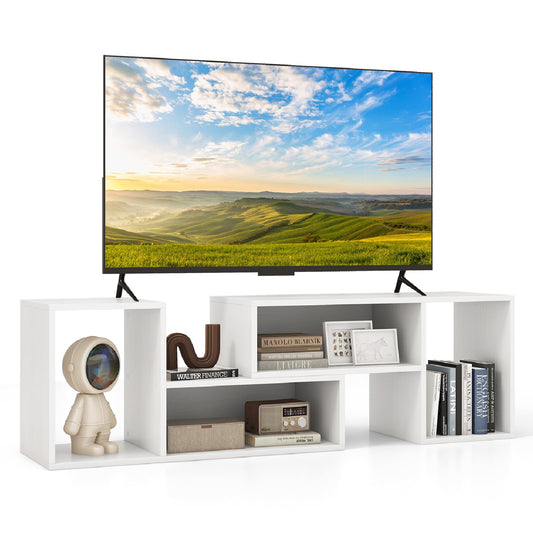 TV Stand for TVs up to 60 Inches, Free Combination Adjustable TV Cabinet Media Entertainment Center
