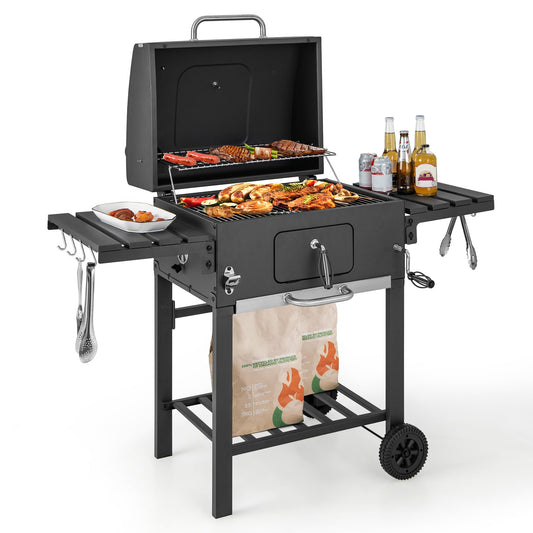 Portable Smoker Barbecue Griller with Hooks