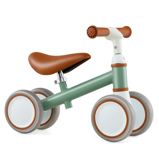 Baby Balance Bike with Height Adjustable Handle and Seat