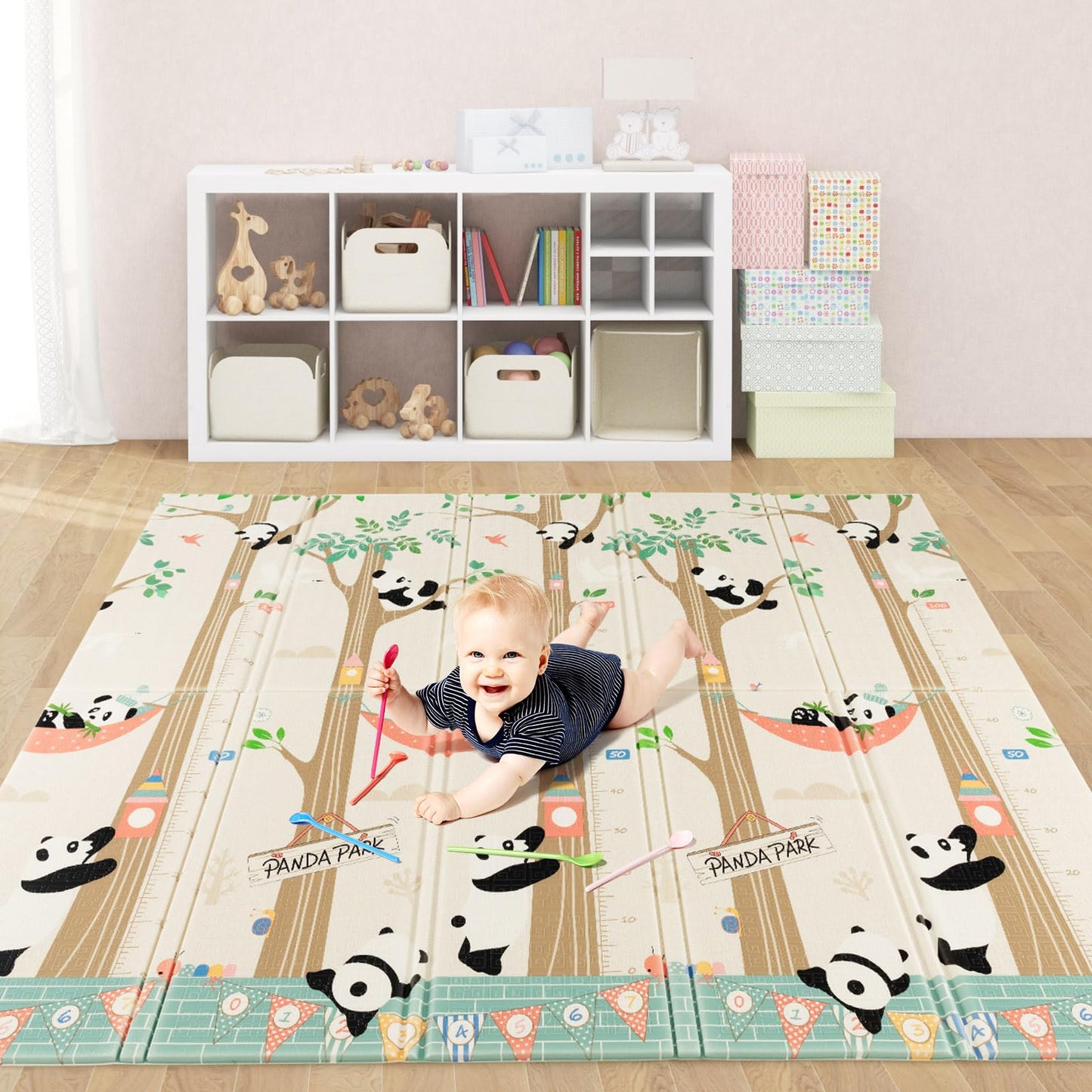 Double-Sided Extra Large Foam Playmat with Carrying Bag