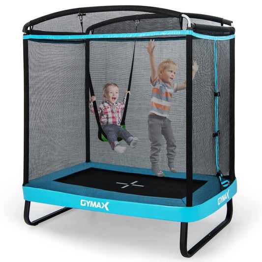 Rectangle Trampoline with Enclosure Net