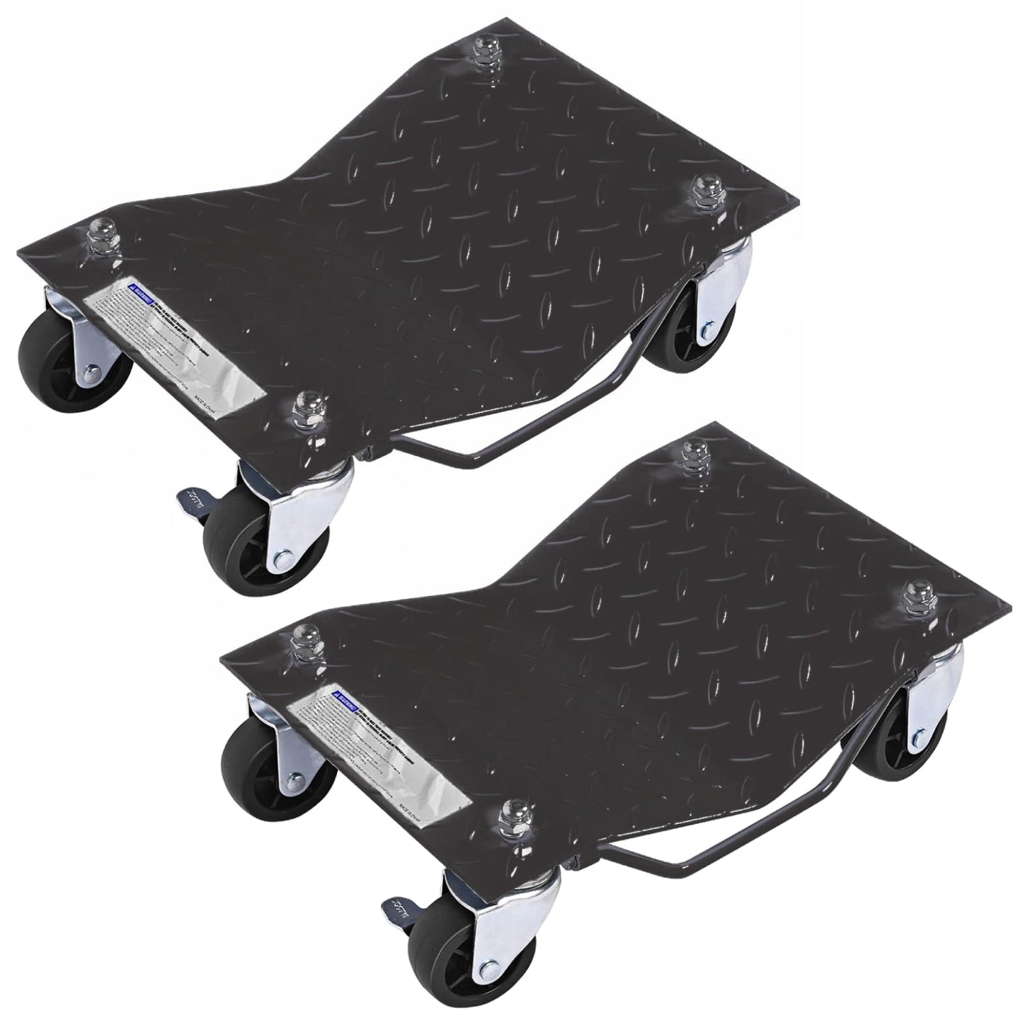 GiantexUK 24 Pack Tire Wheel Dollies, 1360/2720KG Heavy Duty Car Tire Skates Positioning Trolley with Wheels
