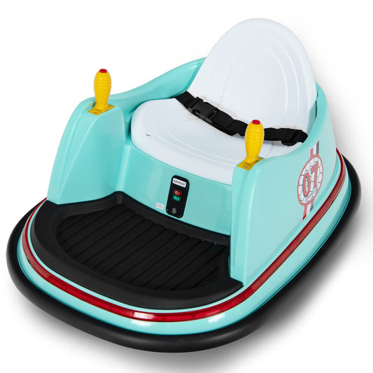 Kids Ride-On Bumper Car with Colorful Flashing Lights and Music
