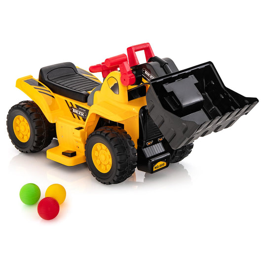 Kids Ride On Excavator Toy with Controllable Digging Bucket
