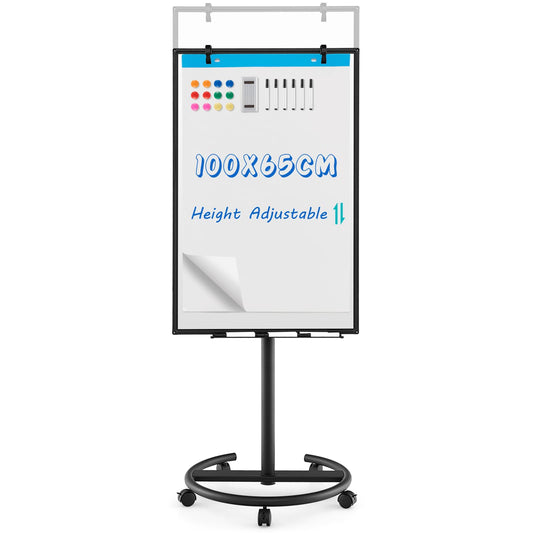 100x65cm Height Adjustable Dry Erase Board with Stand