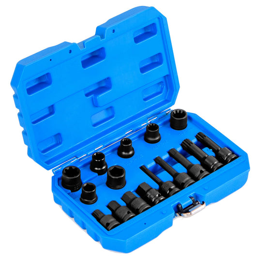 16pcs Impact Brake Caliper Socket Set with Engines and Hubs of Most Car Brands