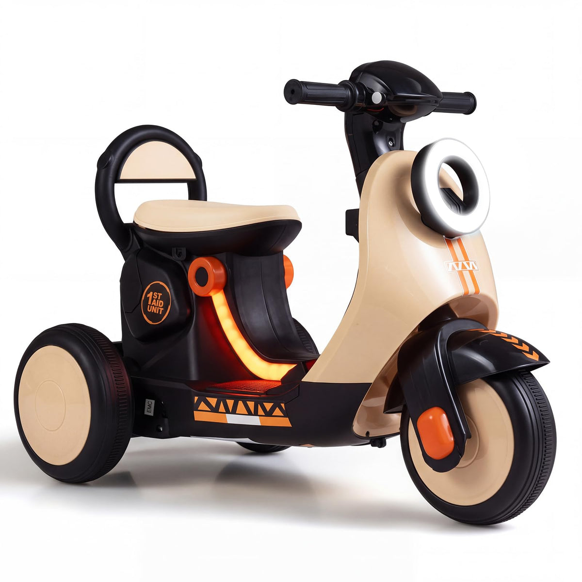 6V Kids Motorbike,Electric Ride On Motorcycle with Headlight