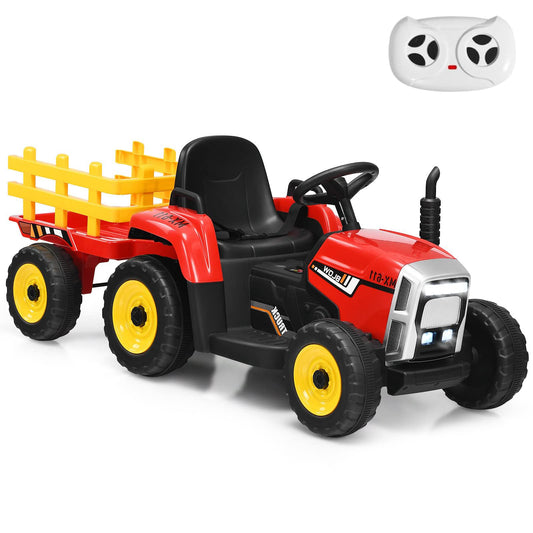 Kids Electric Tractor with Detachable Trailer