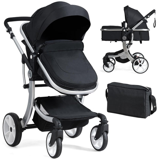 Foldable Infant Stroller with Rain Cover