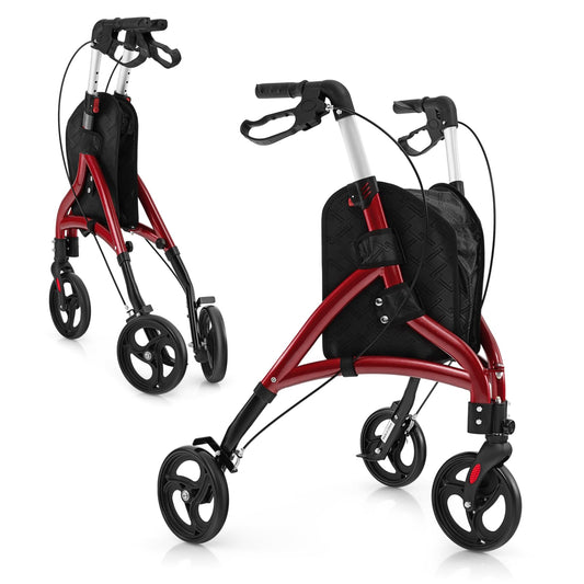 Walker for Seniors Foldable Rollator Walker with Lightweight Aluminum Frame