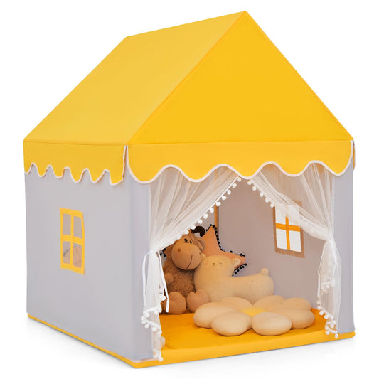 Kids Play Tent with Padded Mat Indoor Playhouse