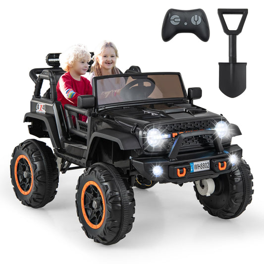 2 Seater Ride On Car with Remote Control and Horn for Boys and Girls