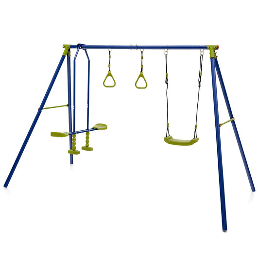 3-in-1 Multifunctional A-Frame Swing Set