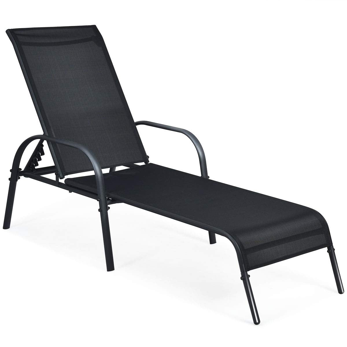 5-Level Adjustable Garden Sun Lounger