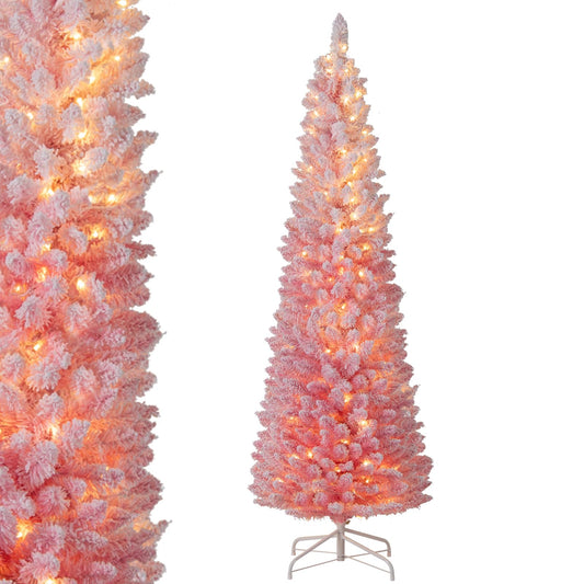 Artificial Christmas Tree with 392 Flocked Branch Tips