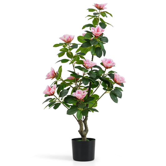 100CM/3.3FT Artificial Magnolia Tree for Home Office Decor