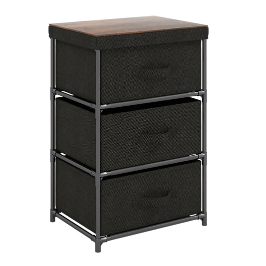 Fabric Storage Organizer Tower Unit with Removable Lid