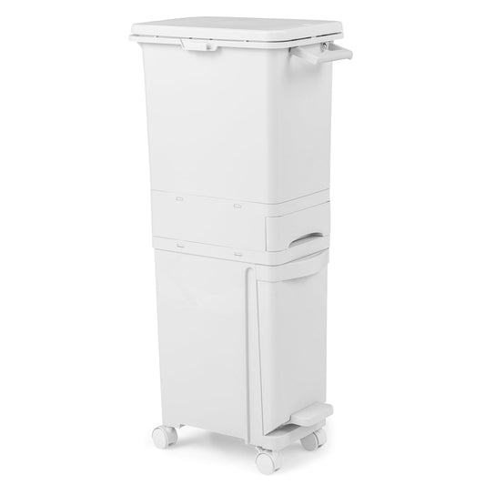 3 in 1 Recycling Bins for Kitchen Waste Separation Systerm with 3 Compartments