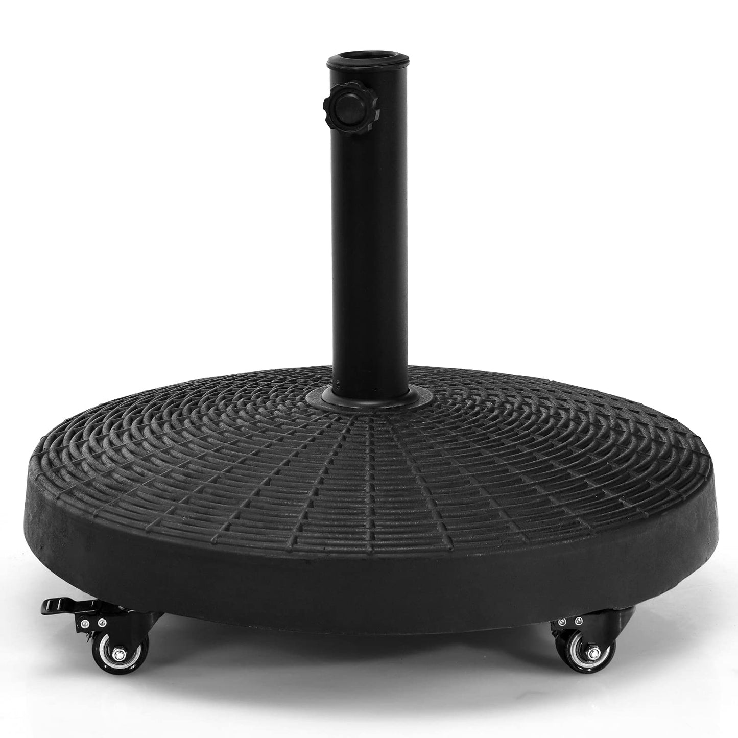 24kg Heavy Duty Resin Parasol Base with Wheels
