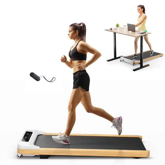2.25HP Under Desk Treadmill with Remote Control for Home Office