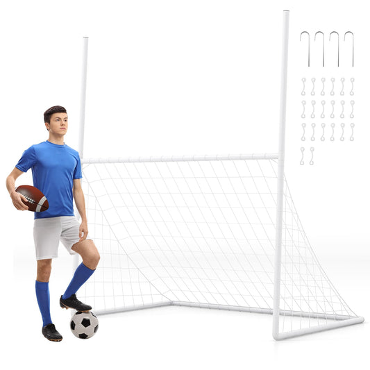 2 in 1 Football Training Equipment with 4 Ground Stakes and 18 Bungee Ropes