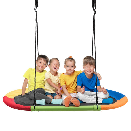 60 inch Kids Nest Swing with Adjustable Hanging Ropes