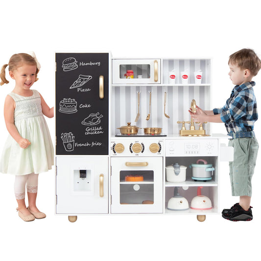 Pretend Play Kitchen for Kids with Utensils Aged 3+