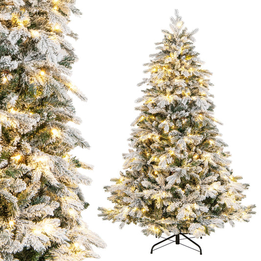 Artificial Xmas Tree Flocked Christmas Tree with Branch Tips