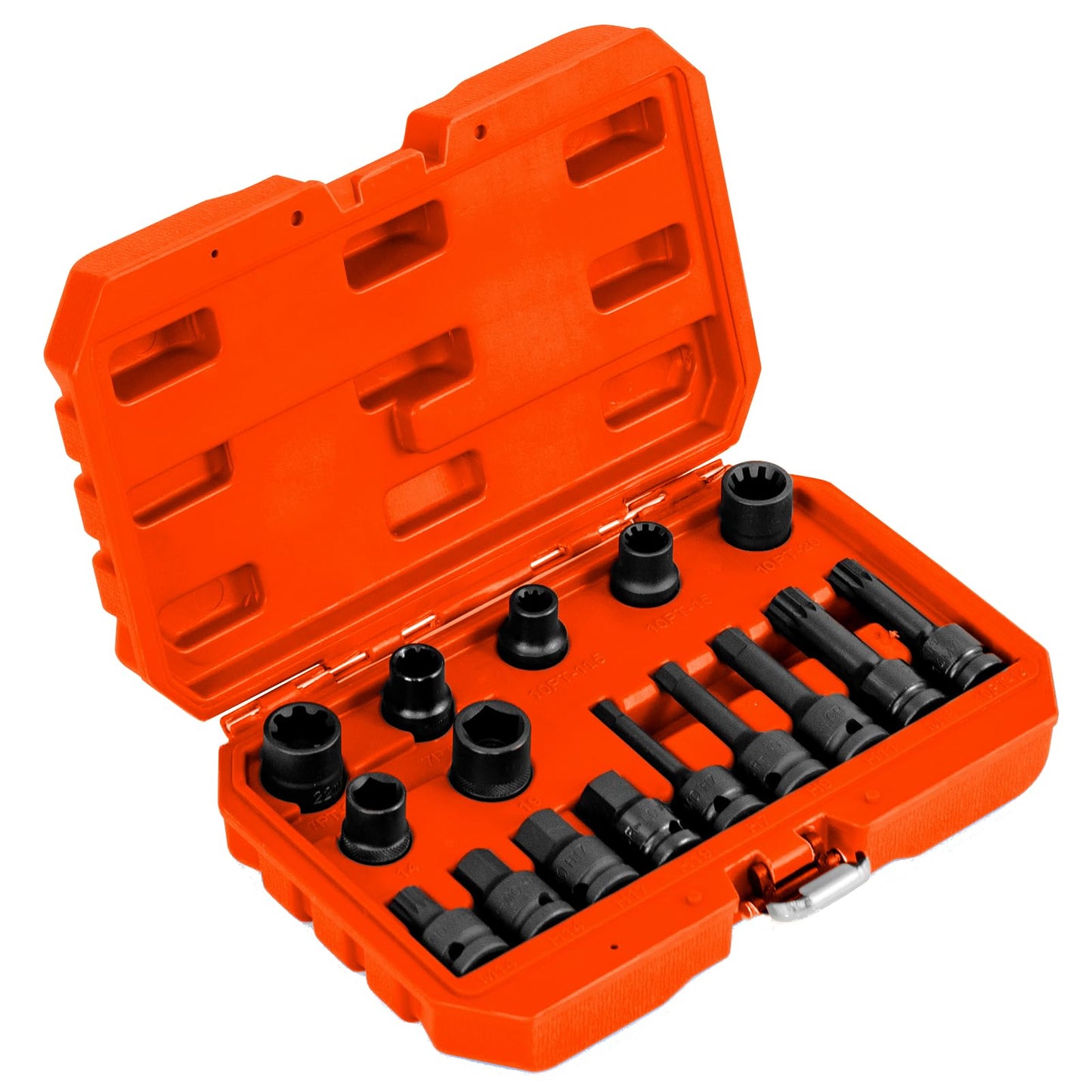 16pcs Impact Brake Caliper Socket Set with Engines and Hubs of Most Car Brands