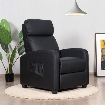 Recliner Armchair with Reclining Function and Adjustable Leg Rest