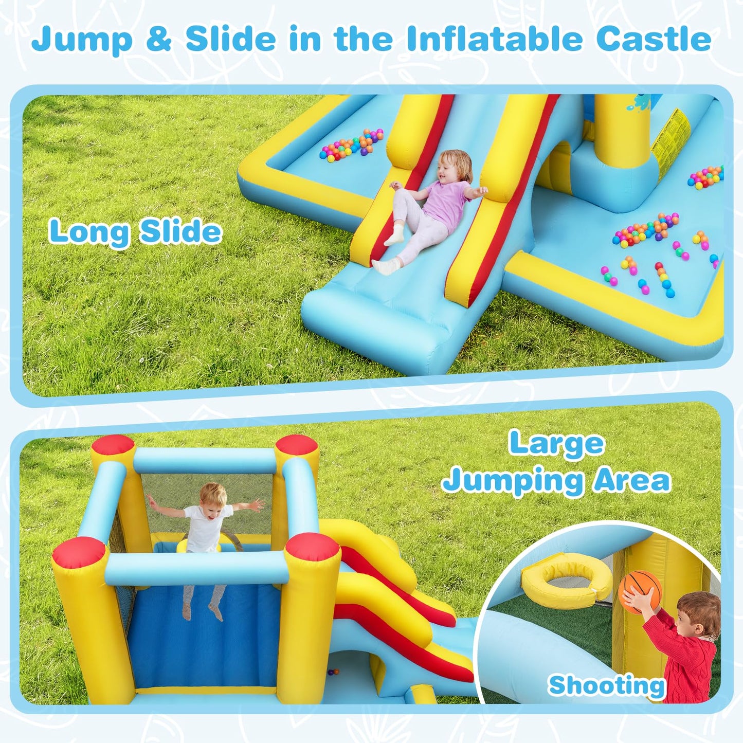 Children Blow Up Jumper for Indoor Outdoor
