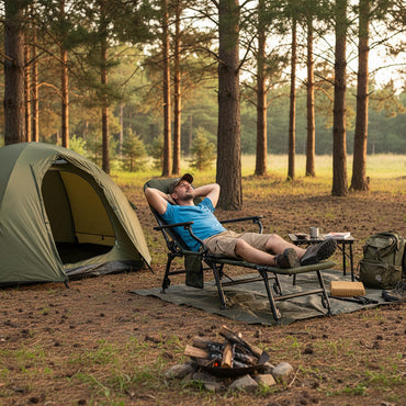 Oversized Foldable Fishing Chair for Adults All-Terrain Camping Chair