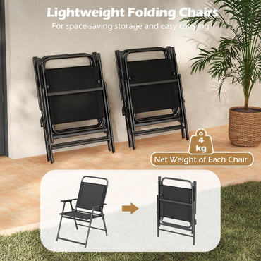 Outdoor Dining Furniture with 4 Chairs