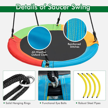 Belt and Nest Swing Seat with Adjustable Hanging Ropes