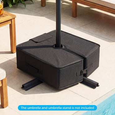 Parasol Base Weight Bag, 40KG Sand Fillable Umbrella Stand