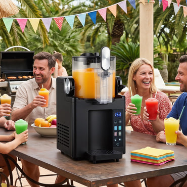 Slushie Machine 2L,2-in-1 Frozen Drink & Ice Cream Maker in 10 Mins
