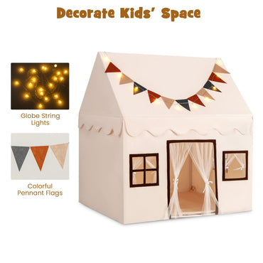 Toddler Playhouse Tent with Padded Non-slip Mat