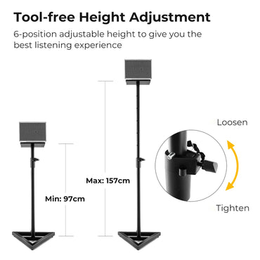 Floor Speaker Stand Pair