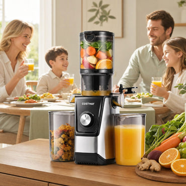 Cold Press Juicer Machine, Self-Feeding Juicer