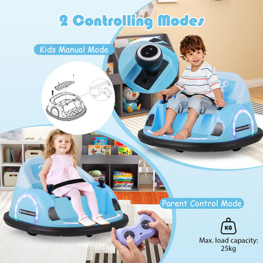 360 Degree Rotation Spin Waltzer Cars with Joysticks