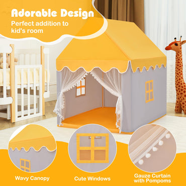 Kids Play Tent with Padded Mat Indoor Playhouse