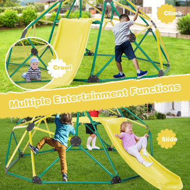 Toddler Climbing Frame Monkey Bar Jungle Gym with Fabric Cushion