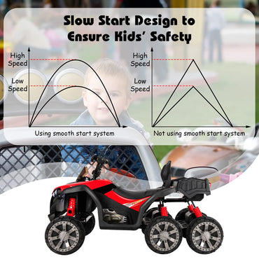 6 Wheels Kids Electric ATV with 4 Motors